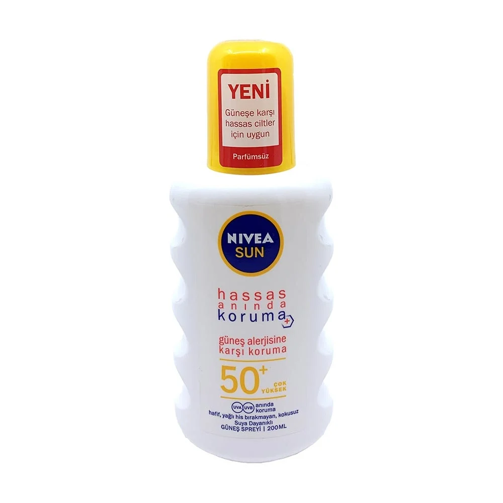 Nivea Sun Hassas Anında Koruma Güneş Koruyucu Sprey SPF50 200 ml