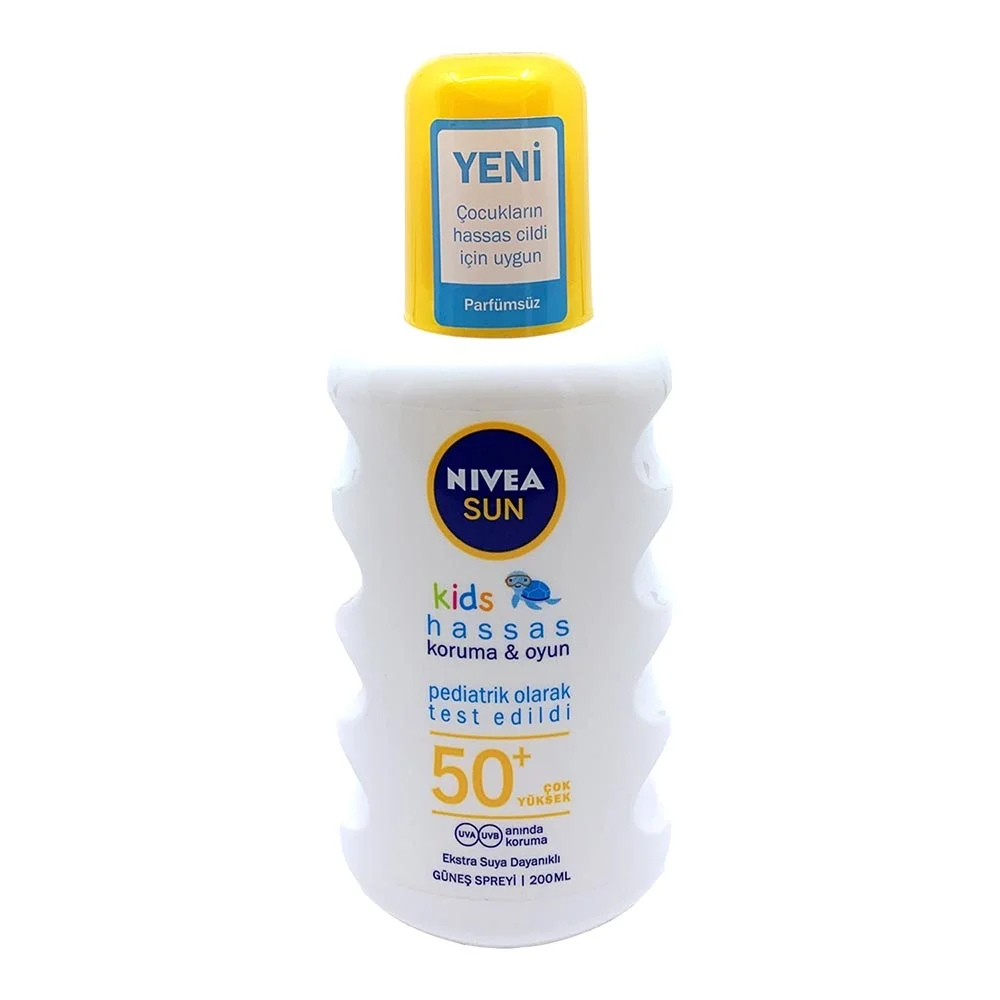 Nivea Sun Kids Hassas Koruma Güneş Spreyi Kokusuz 200 ml