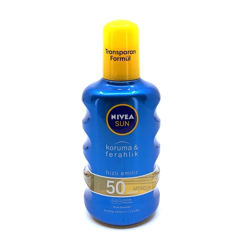 Nivea Sun Koruma  Ferahlık Transparan Güneş Spreyi SPF50 200 ml