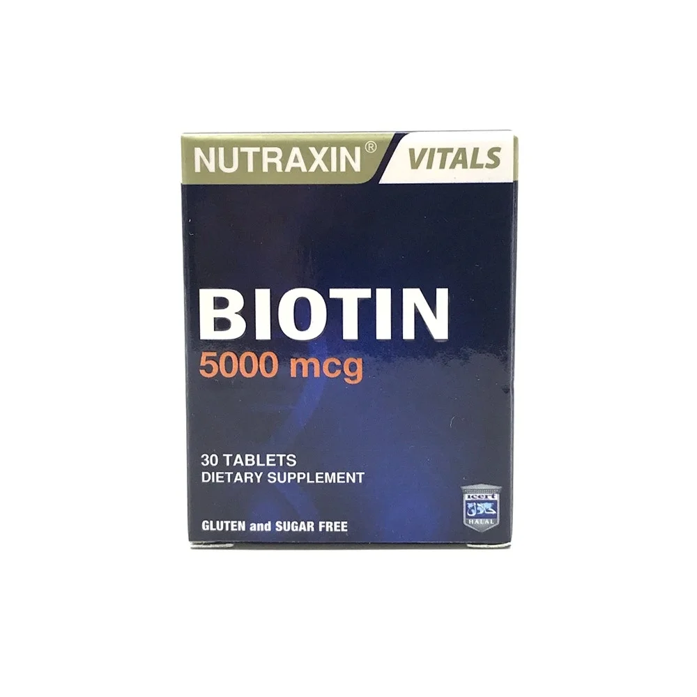 Nutraxin Biotin 5000 mg 30 Tablet