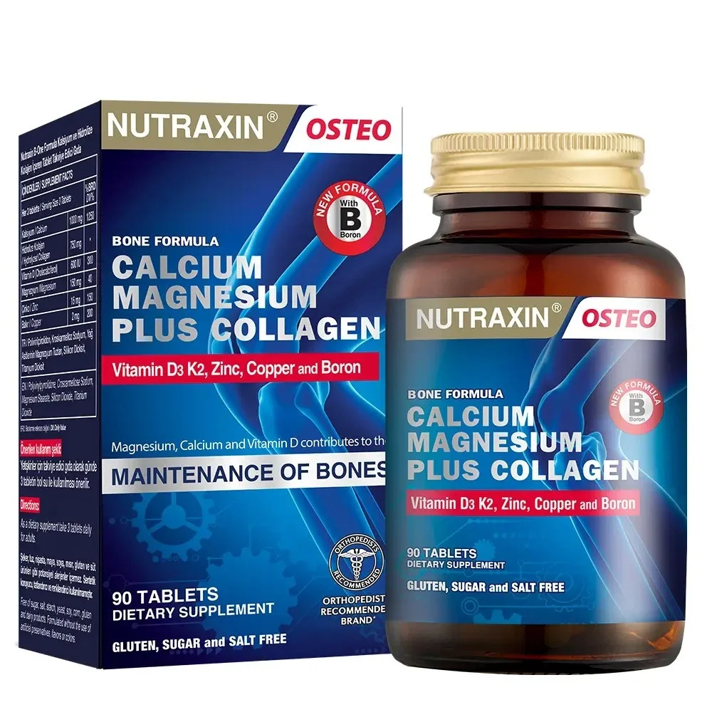 Nutraxin Calcium Magnesium Plus Collagen B 90 Tablet