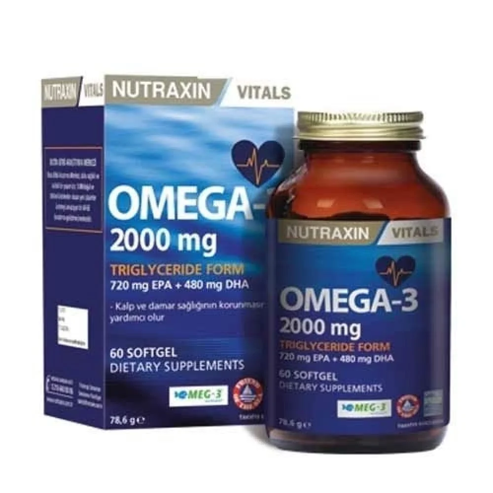 Nutraxin Omega-3 2000 mg 60 Kapsül