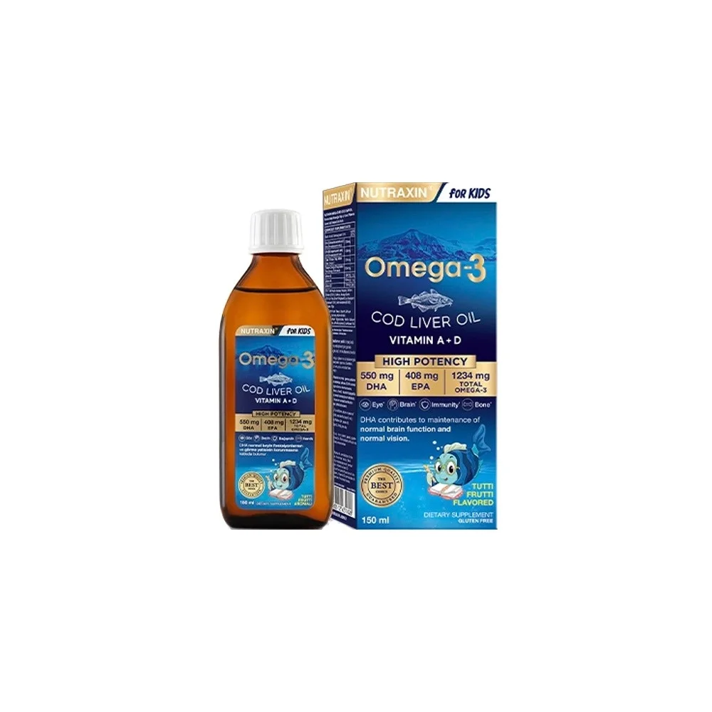 Nutraxin Omega 3 Şurup Karışık Meyve Aromalı 150 ml