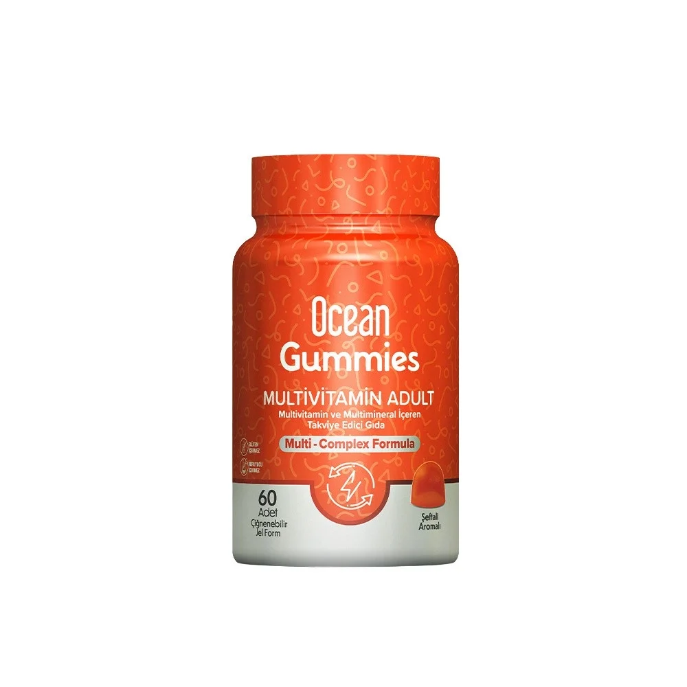 Ocean Gummies Multivitamin Adult 60 Çiğnenebilir Jel Form