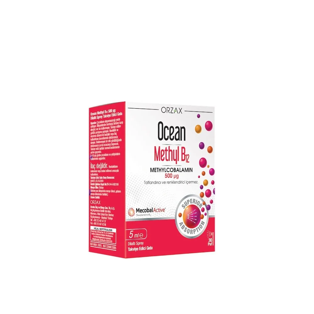 Ocean Methyl B12 Sprey 500 mcg 5 ml