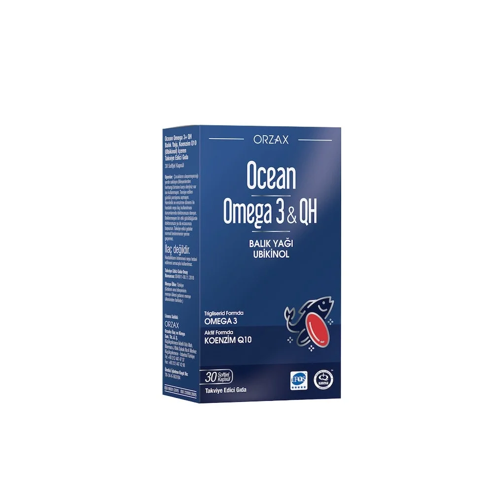 Ocean Omega 3  QH 30 Yumusak Kapsül