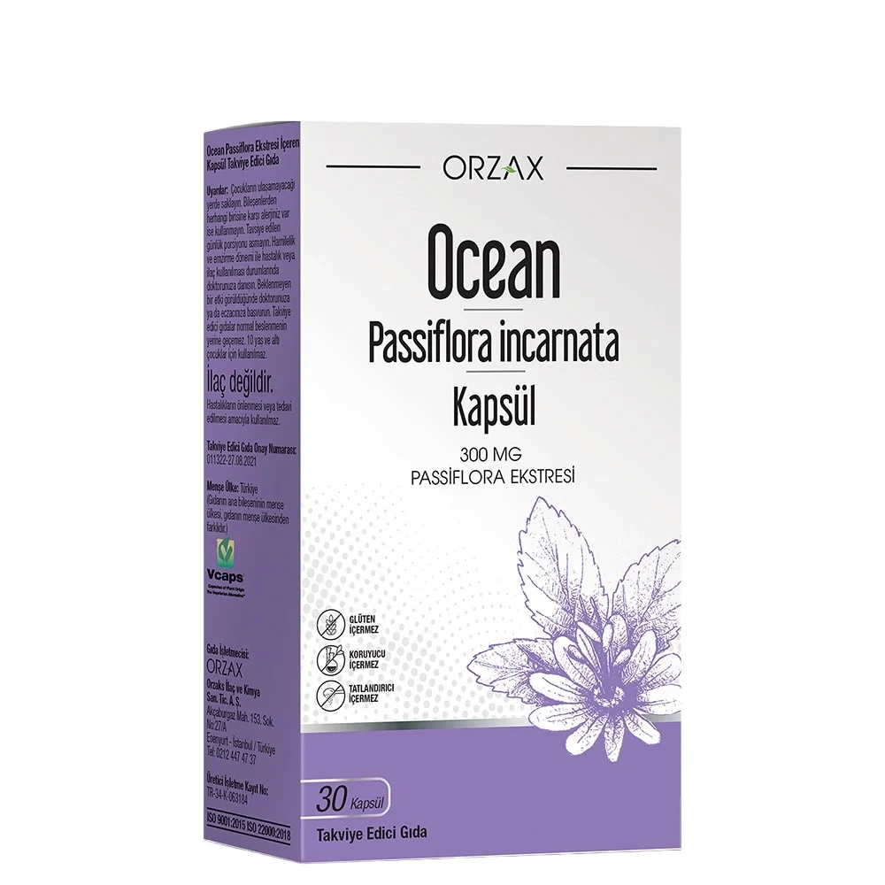 Ocean Passiflora 30 Kapsül