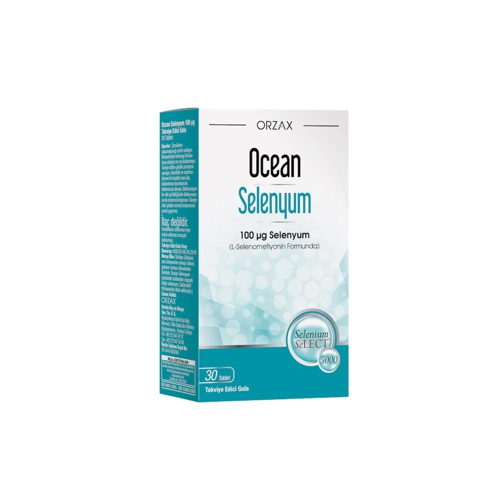 Ocean Selenyum 100 mcg 30 Tablet