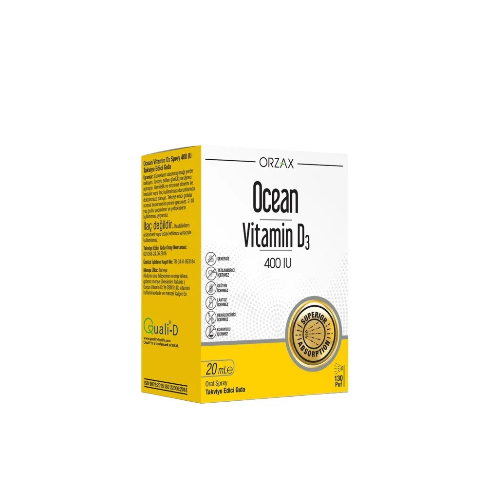 Ocean Vitamin D3 400 IU Oral Sprey 20 ml