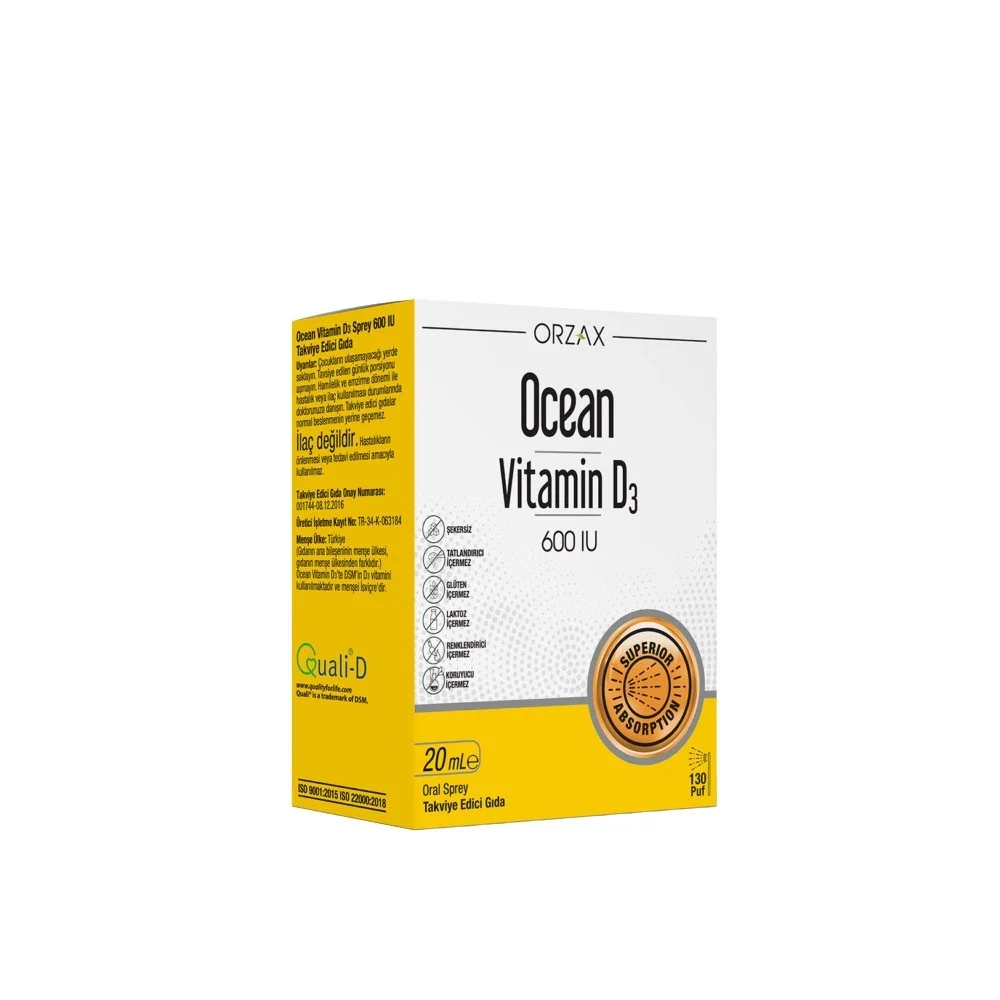Ocean Vitamin D3 600 IU Oral Sprey 20 ml