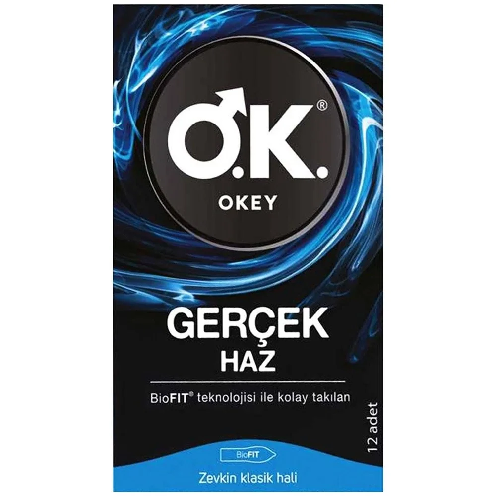 Okey Prezervatif Gerçek Haz 12li