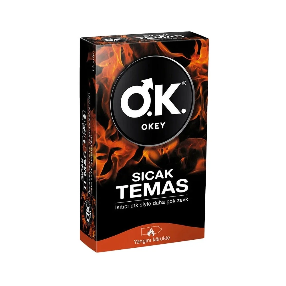 Okey Prezervatif Sıcak Temas 10lu