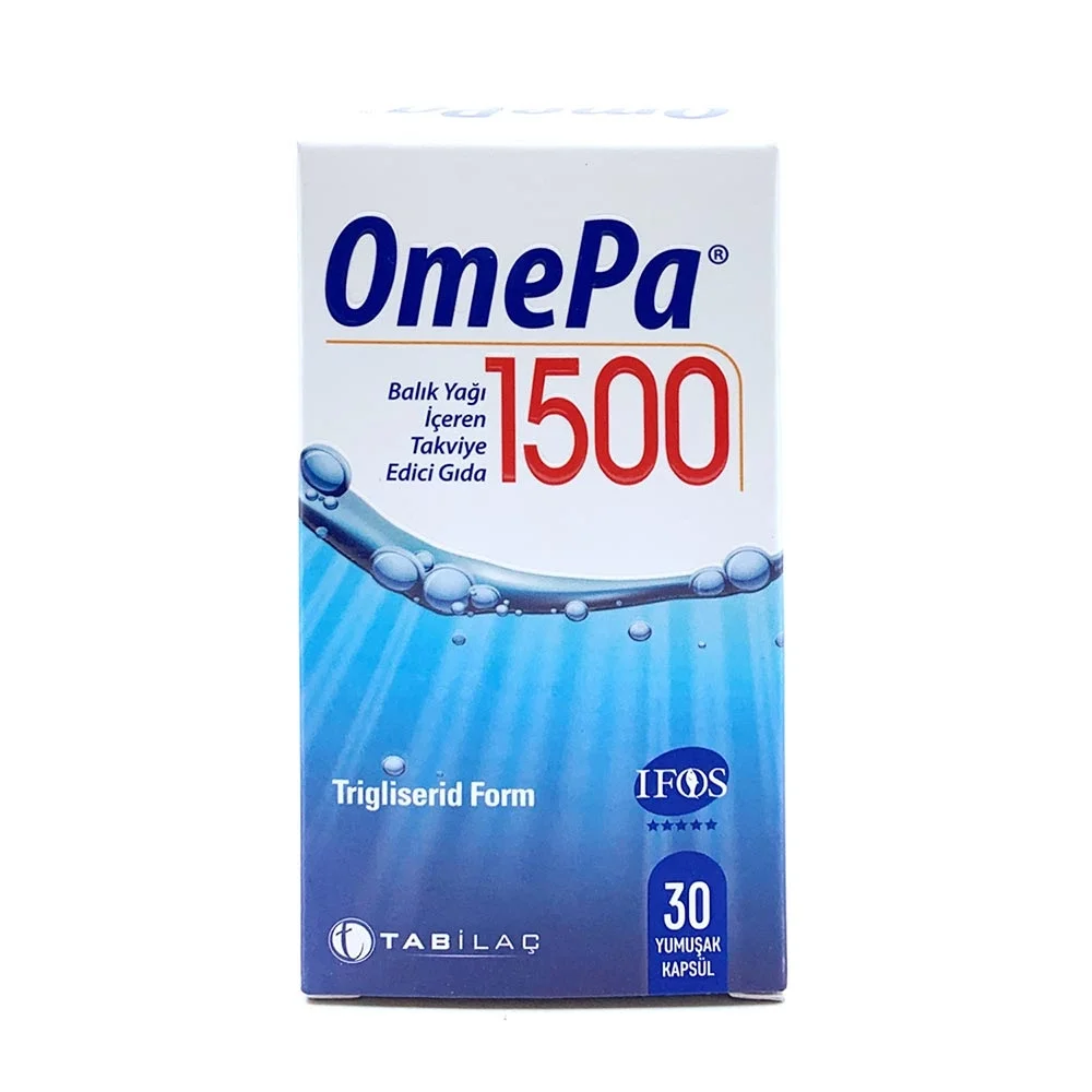 Omepa Balık Yağı 1500 mg 30 Kapsül