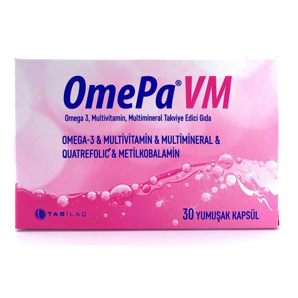 Omepa VM 30 Yumuşak Kapsül