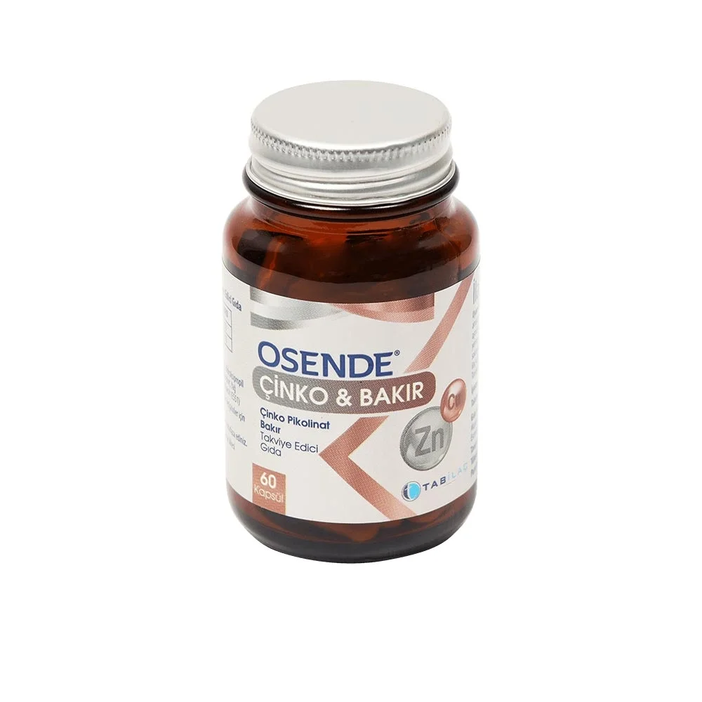 Osende Çinko Bakır 60 Kapsül