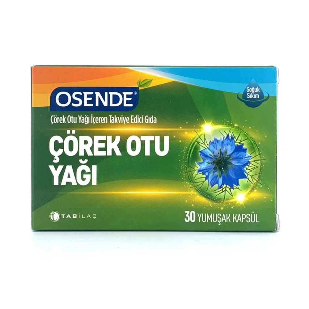 Osende Çörekotu Yağı 900 mg 30 Kapsül