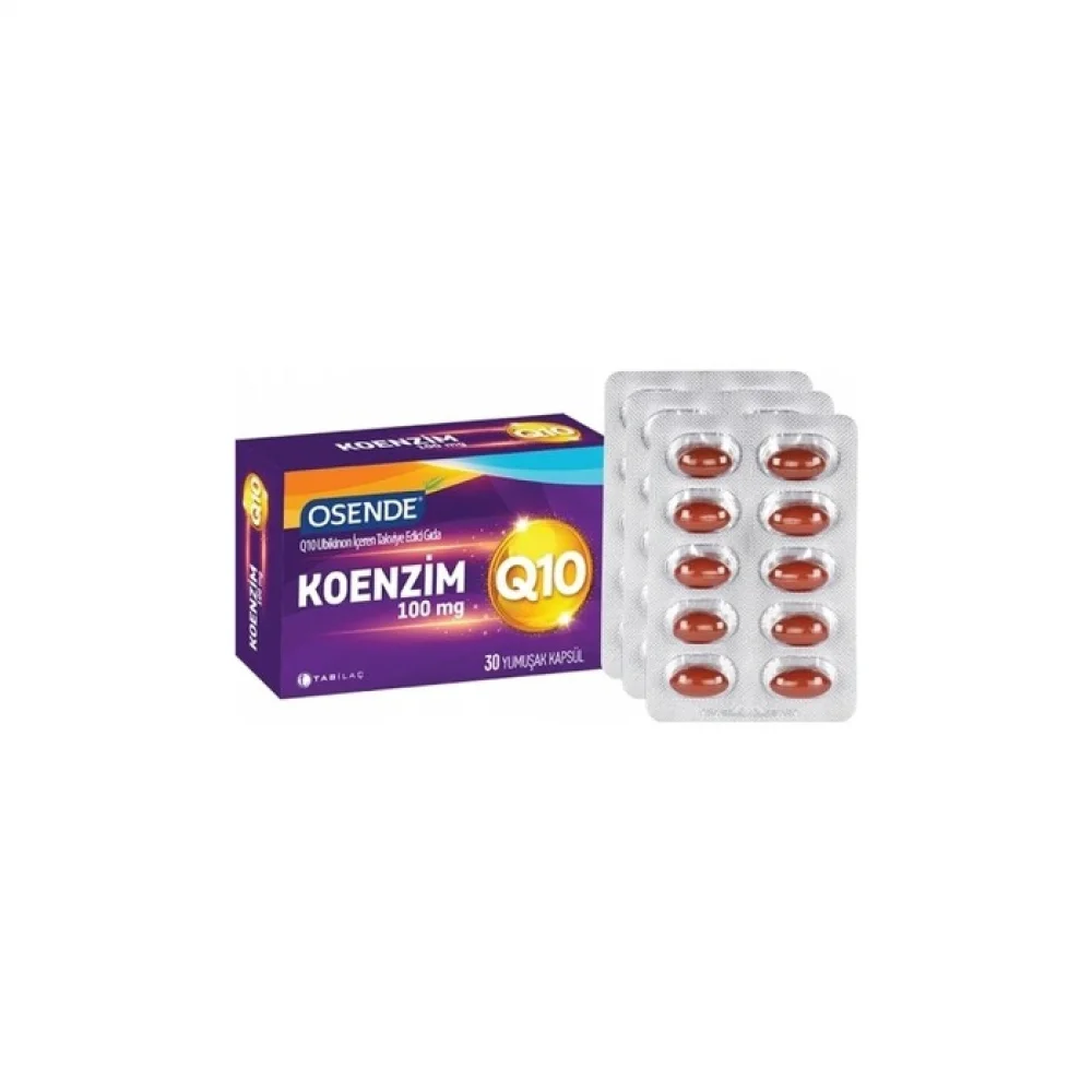 Osende Koenzim Q10 100 mg 30 Kapsül