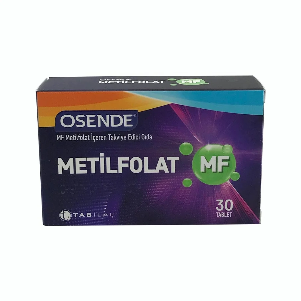 Osende Metilfolat 30 Tablet
