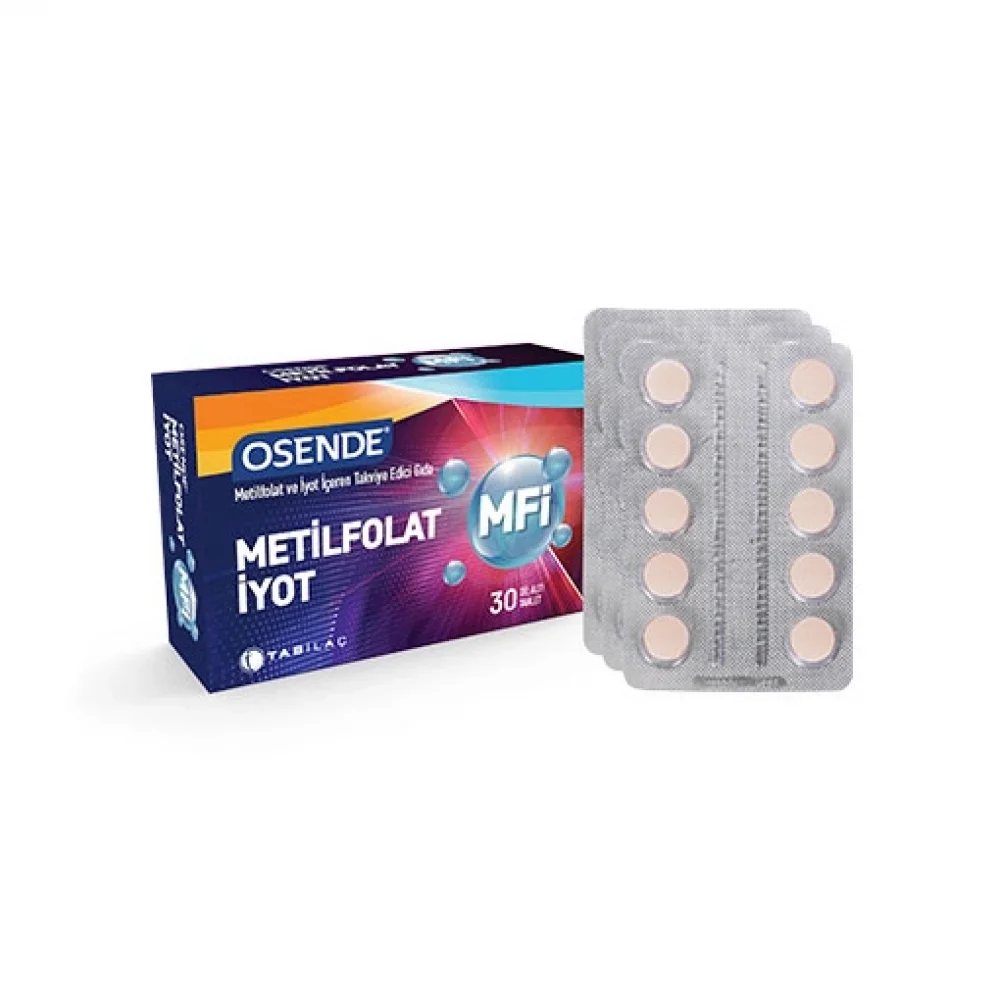 Osende MFI Metilfolat İyot 30 Tablet