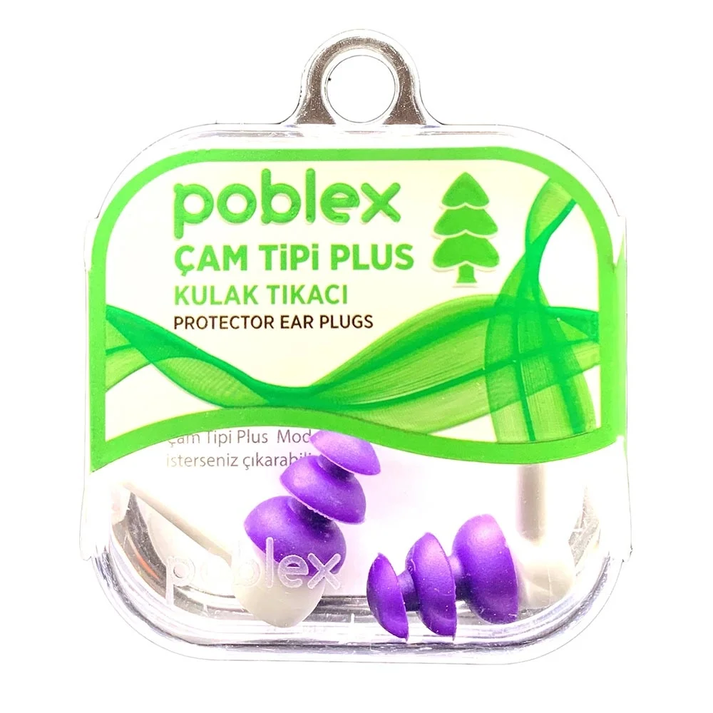 Poblex Çam Tipi Plus Kulak Tıkacı - Large