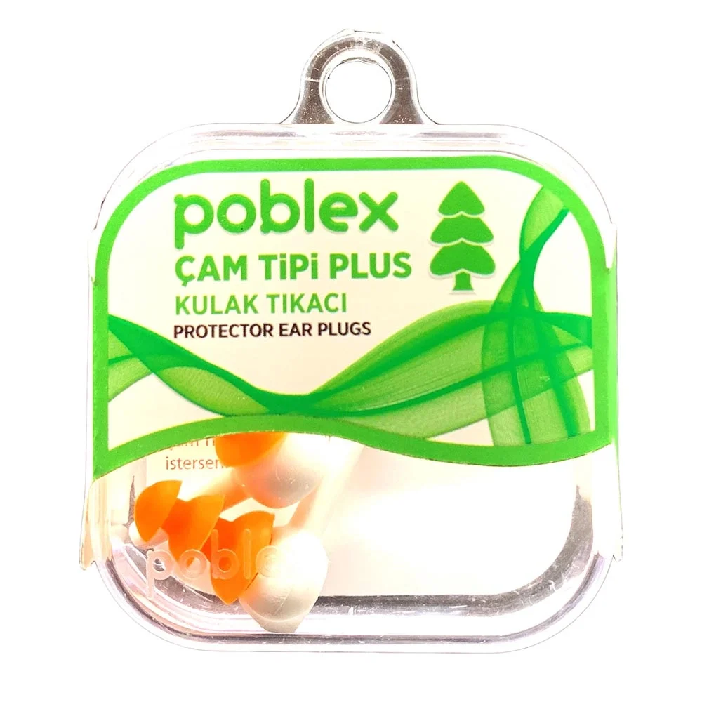Poblex Çam Tipi Plus Kulak Tıkacı - Medium