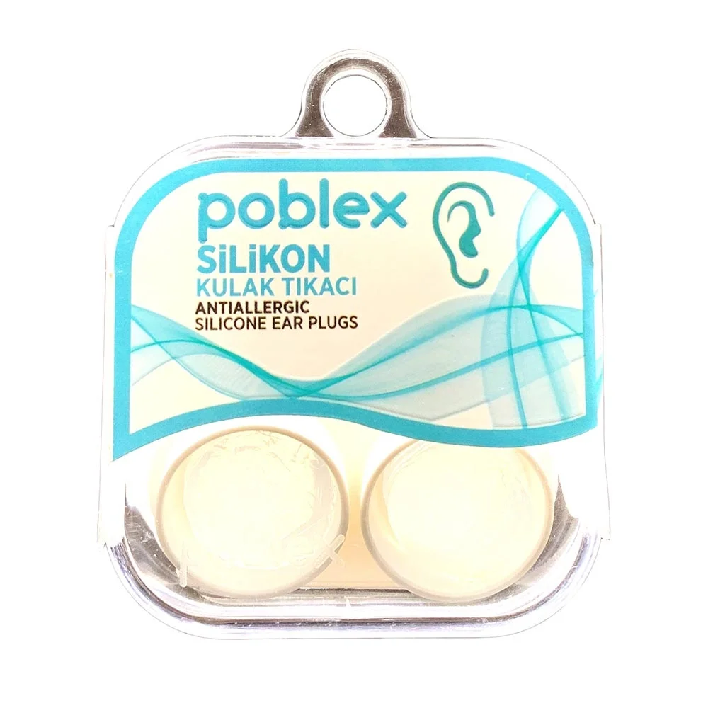 Poblex Silikon Kulak Tıkacı 2li