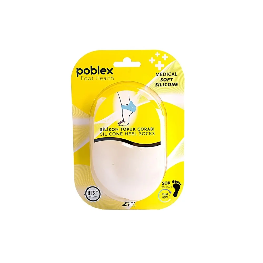 Poblex Silikon Topuk Çorabı