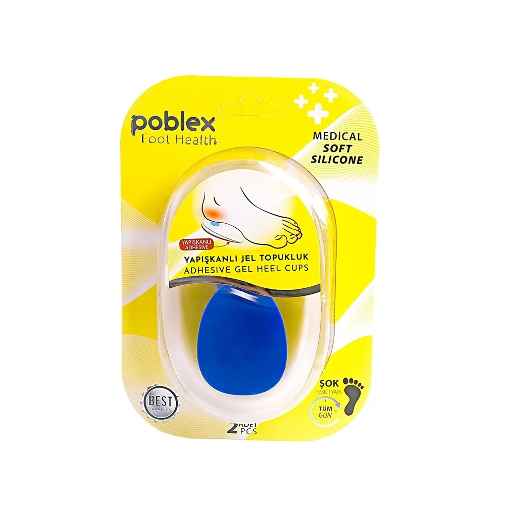 Poblex Yapışkanlı Silikon Jel Topukluk - Erkek