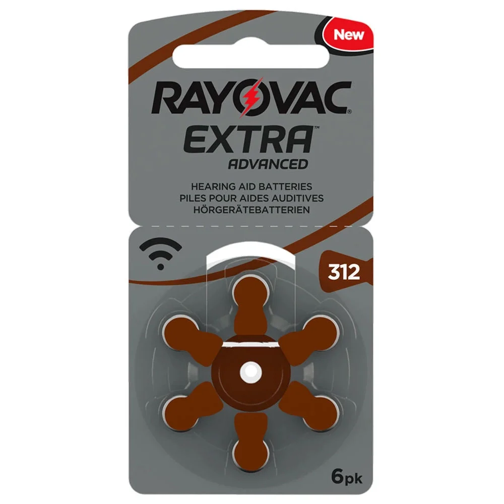 Rayovac 312 Numara İşitme Cihazı Pili 6lı