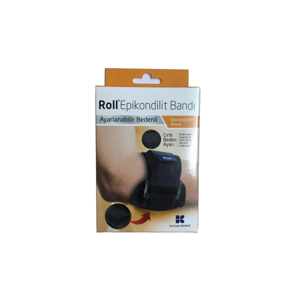Roll Ayarlanabilir Bedenli Epikondilit Bandı