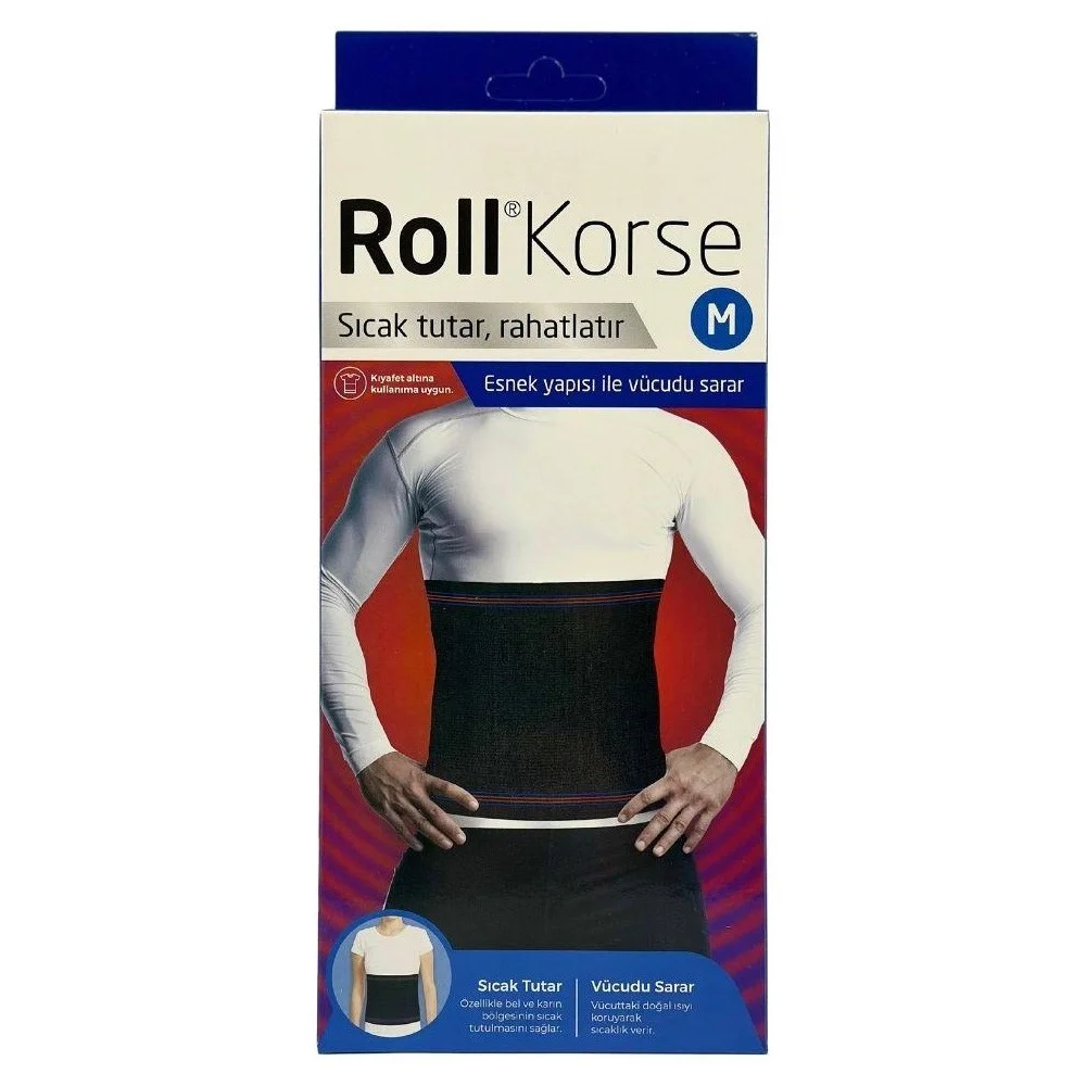 Roll Korse Medium - Siyah