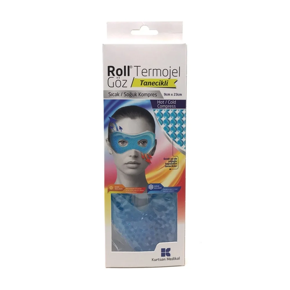 Roll Sıcak Soğuk Termojel Göz Tanecikli Kompres 9cm x 23cm