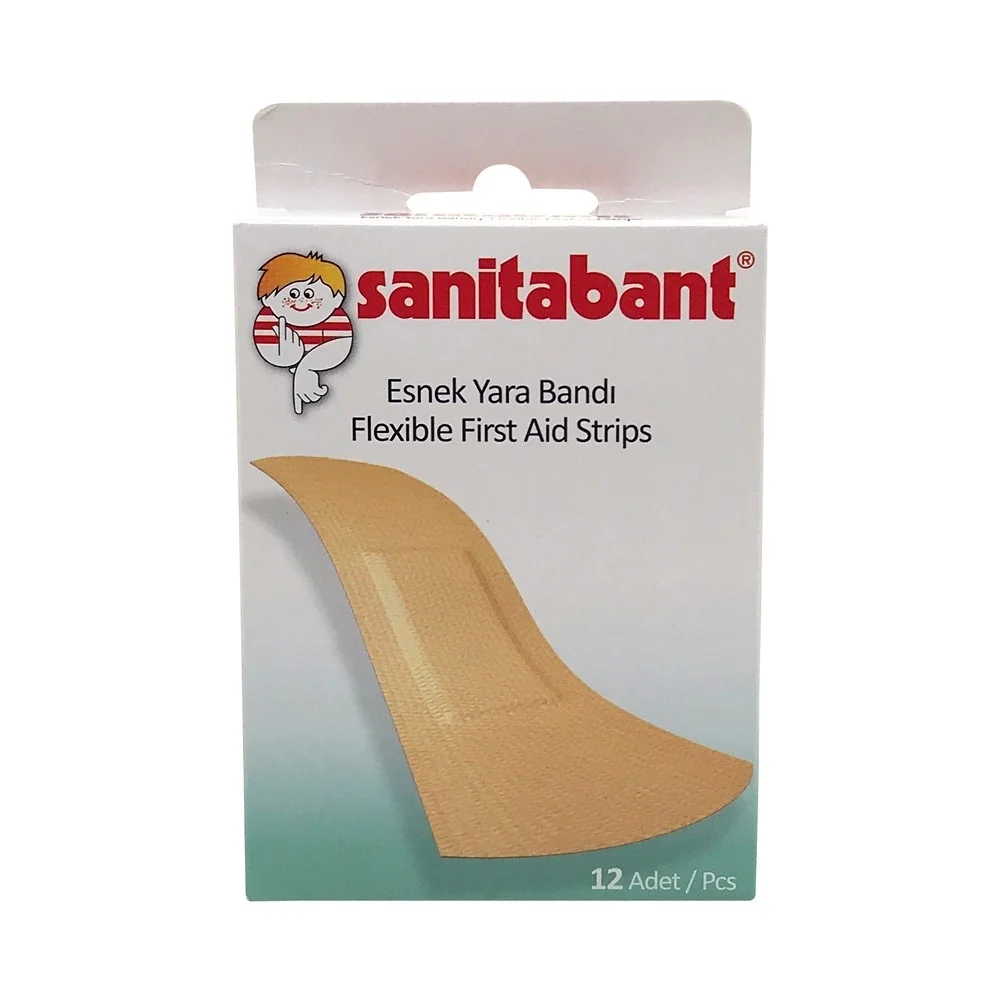 Sanitabant Esnek Yara Bandı 12li