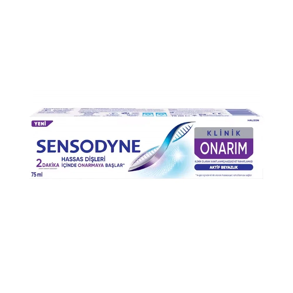 Sensodyne Klinik Onarım Aktif Beyazlık 75 ml