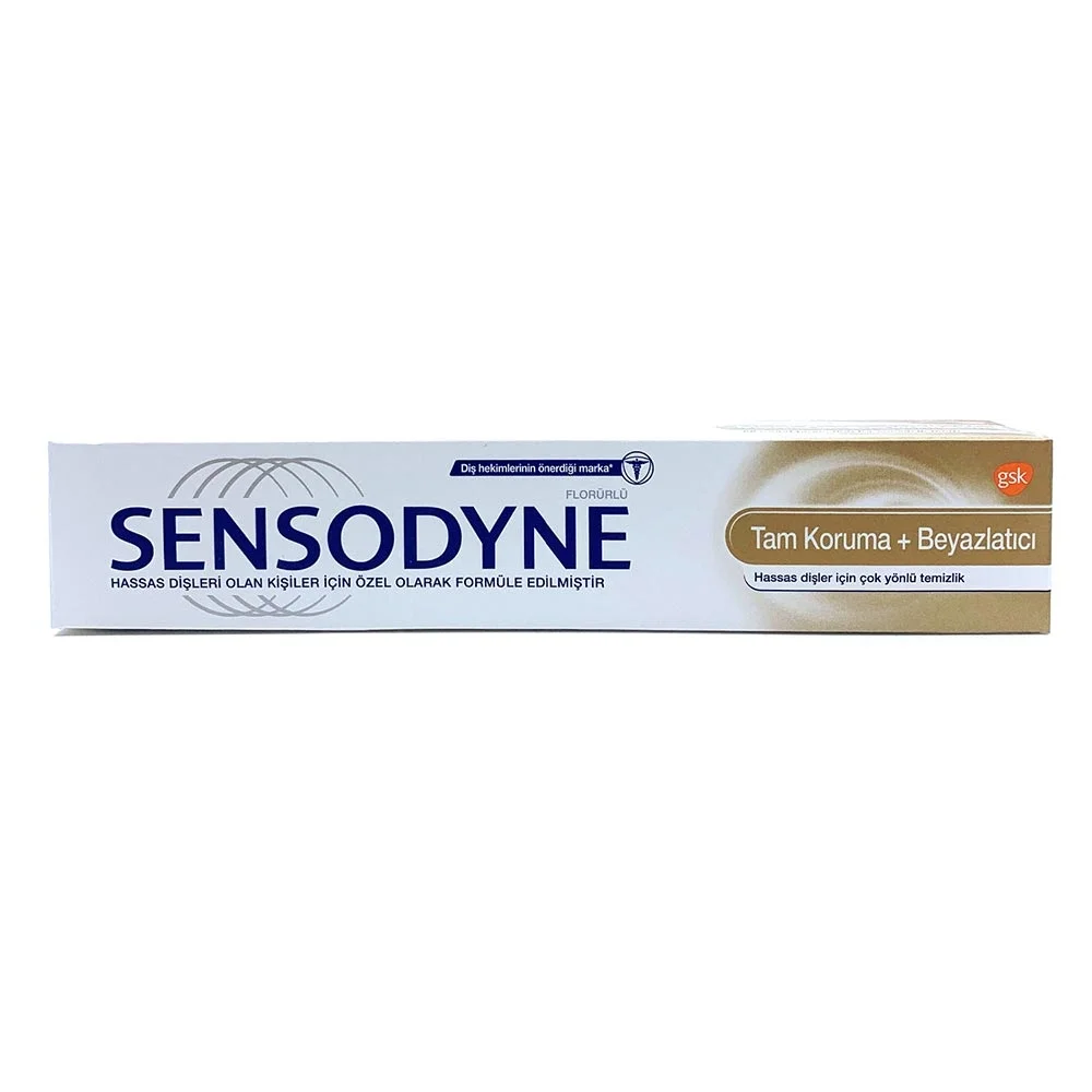 Sensodyne Tam Koruma Ve Beyazlatıcı Diş Macunu 75 ml