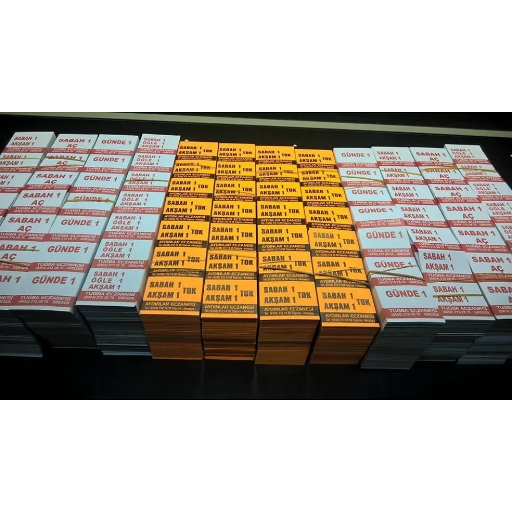 Şerit Eczane Etiketi 10.000 Adet