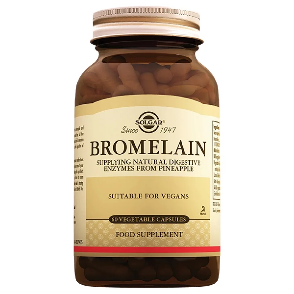 Solgar Bromelain 150 mg 60 Kapsül