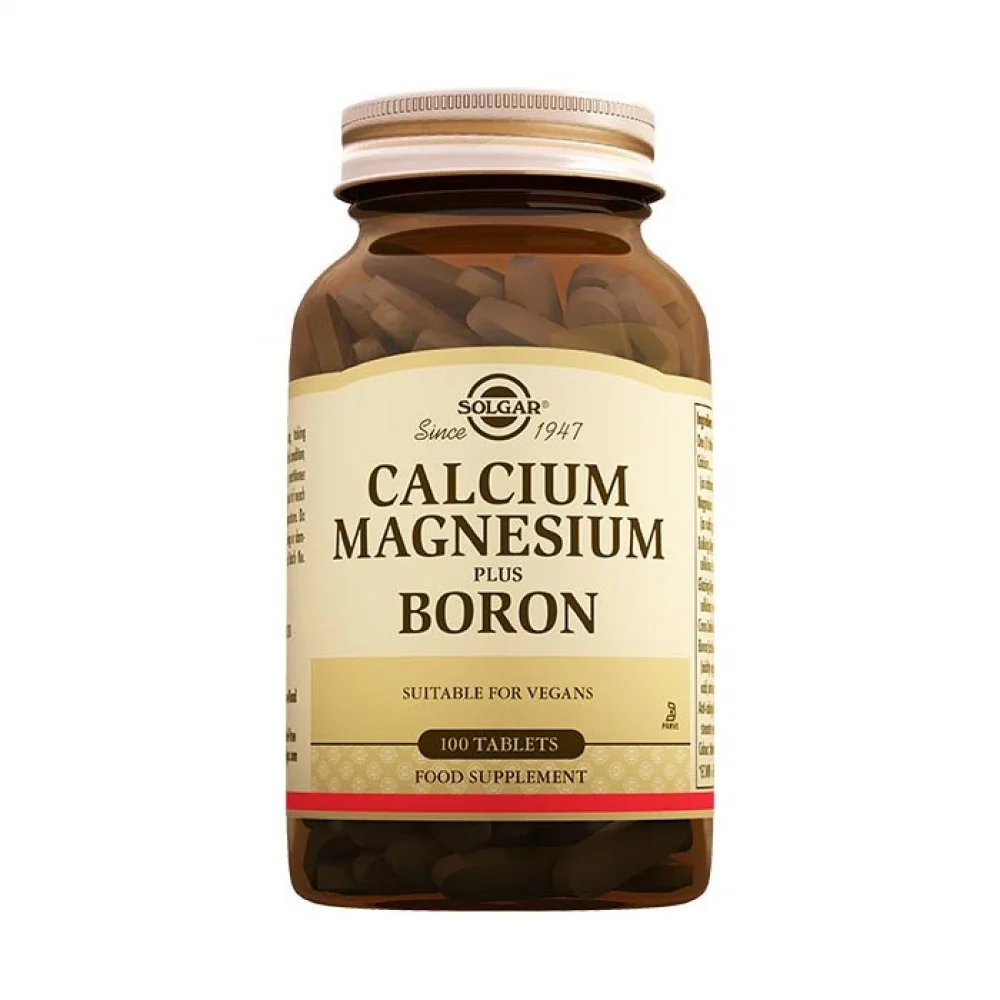 Solgar Calcium Magnesium Plus Boron 100 Tablet