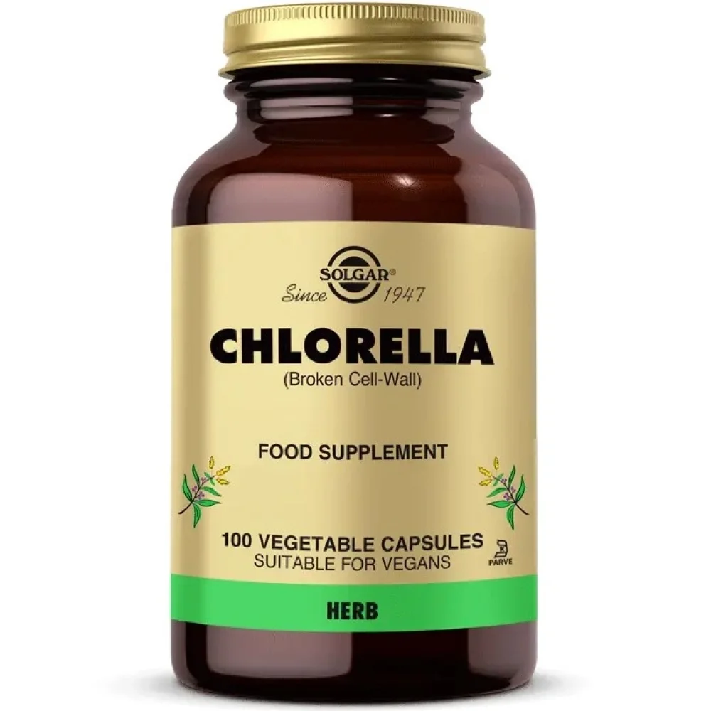 Solgar Chlorella 520 mg 100 Kapsül