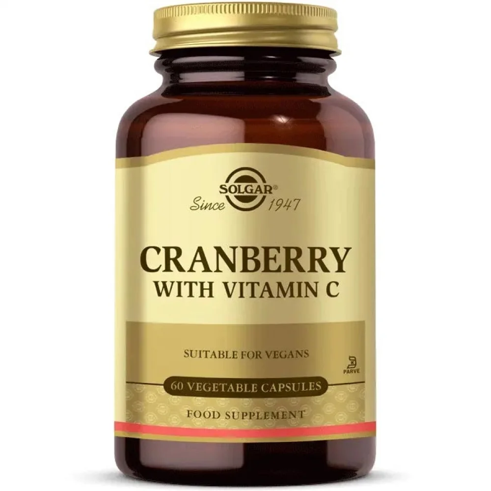Solgar Cranberry Extract with Vitamin C 60 Kapsül