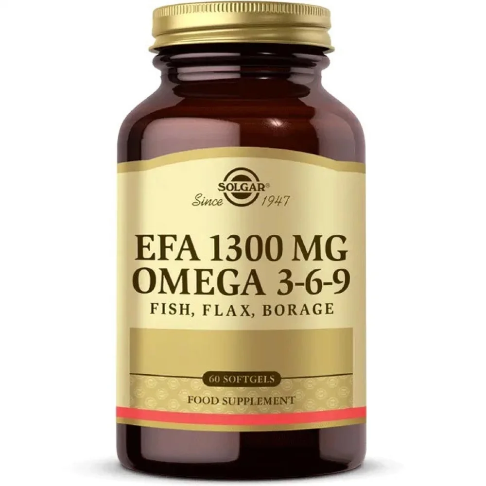 Solgar Efa 1300 mg Omega 3-6-9 60 Softgel