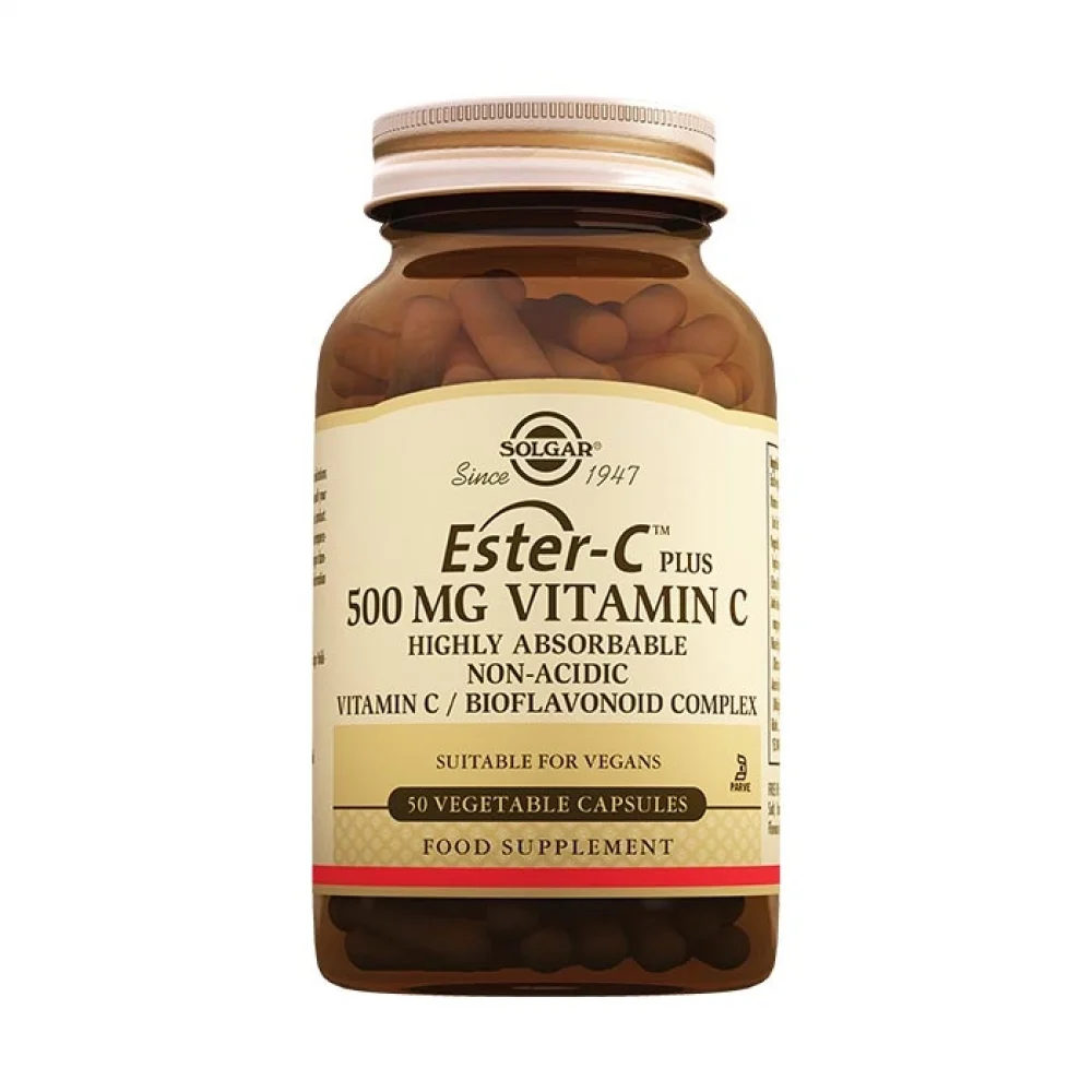Solgar Ester-C Plus 500 mg 50 Kapsül