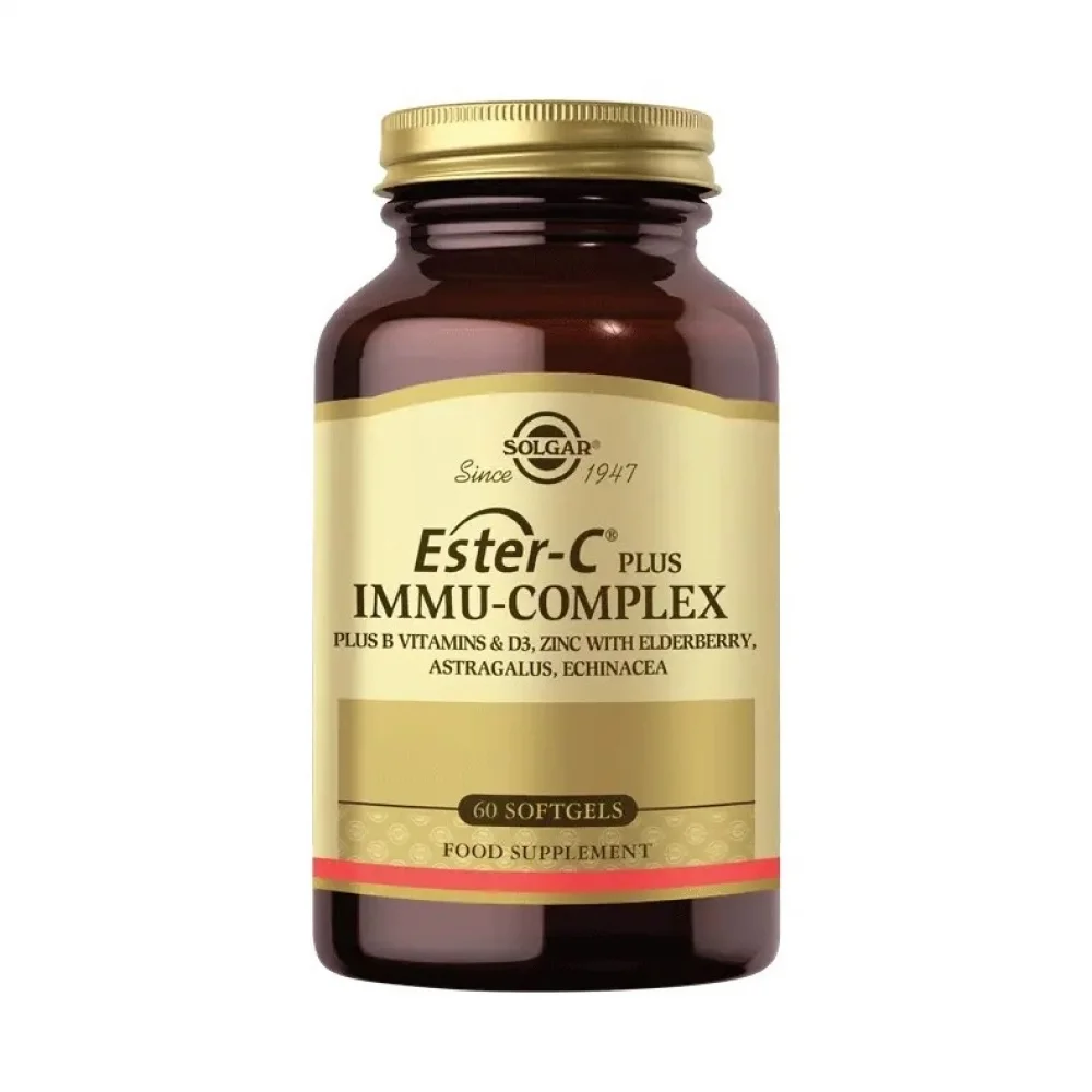 Solgar Ester-C Plus Immu-Complex 60 Softgel