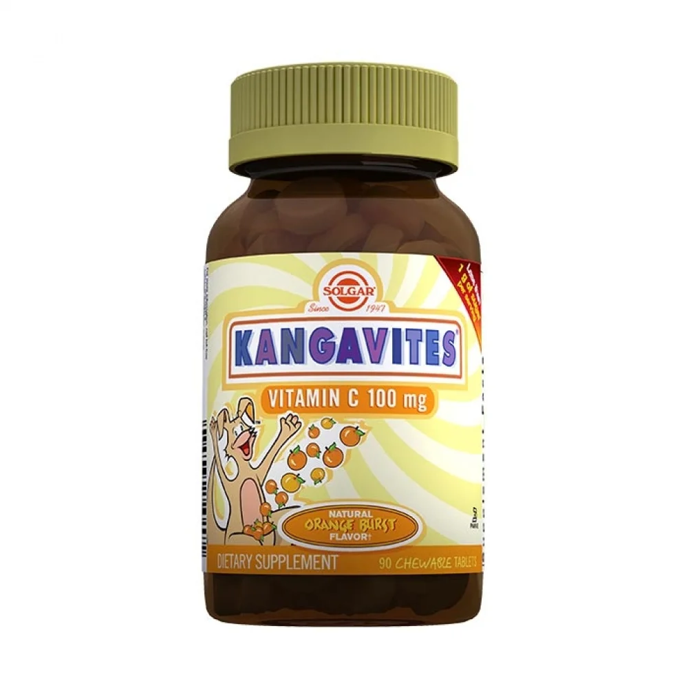 Solgar Kangavites Chewable Vitamin C 100 mg 90 Tablet