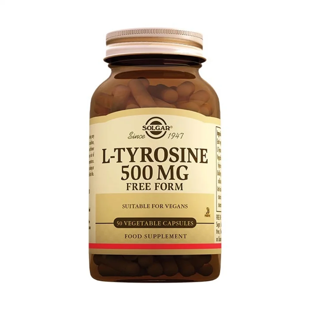 Solgar L-Tyrosine 500 mg 50 Kapsül