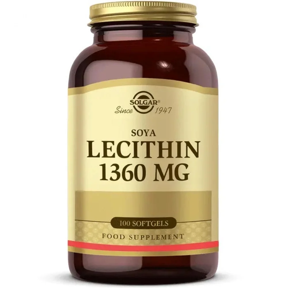 Solgar Lecithin 1360 mg 100 Kapsül