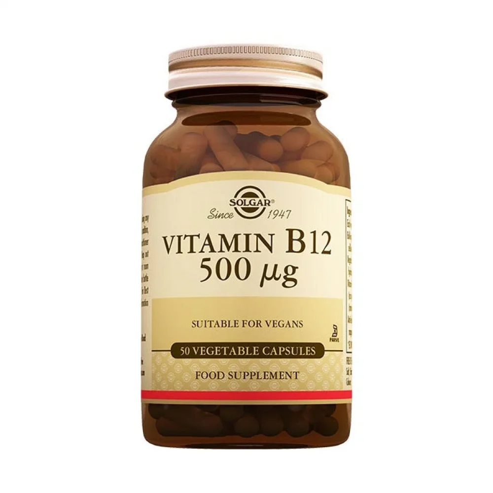 Solgar Vitamin B-12 500 mg 50 Kapsül