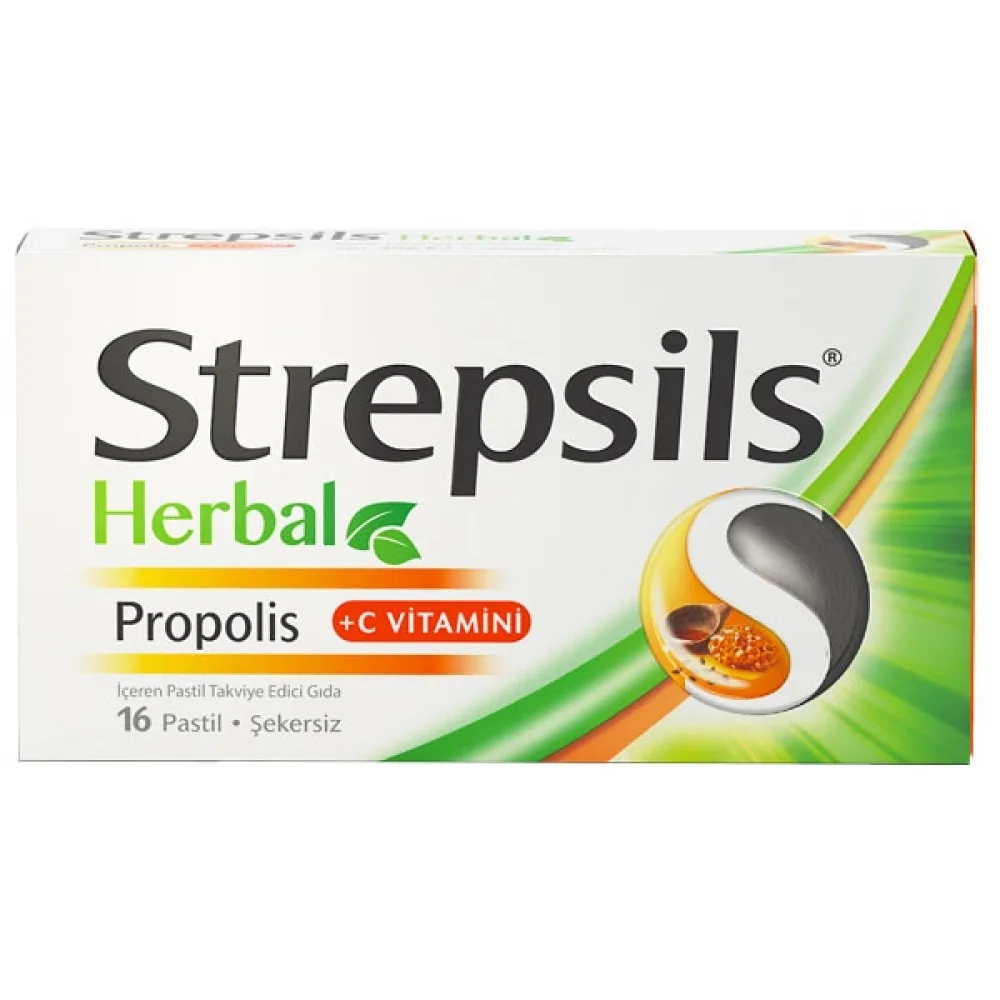 Strepsils Herbal Propolis Aromalı 16 Pastil
