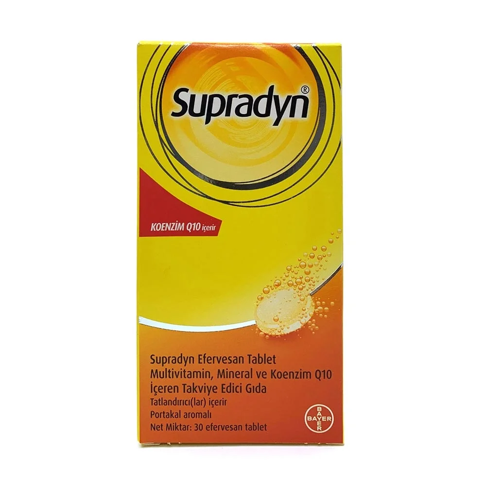Supradyn Koenzim Q10 30 Efervesan Tablet