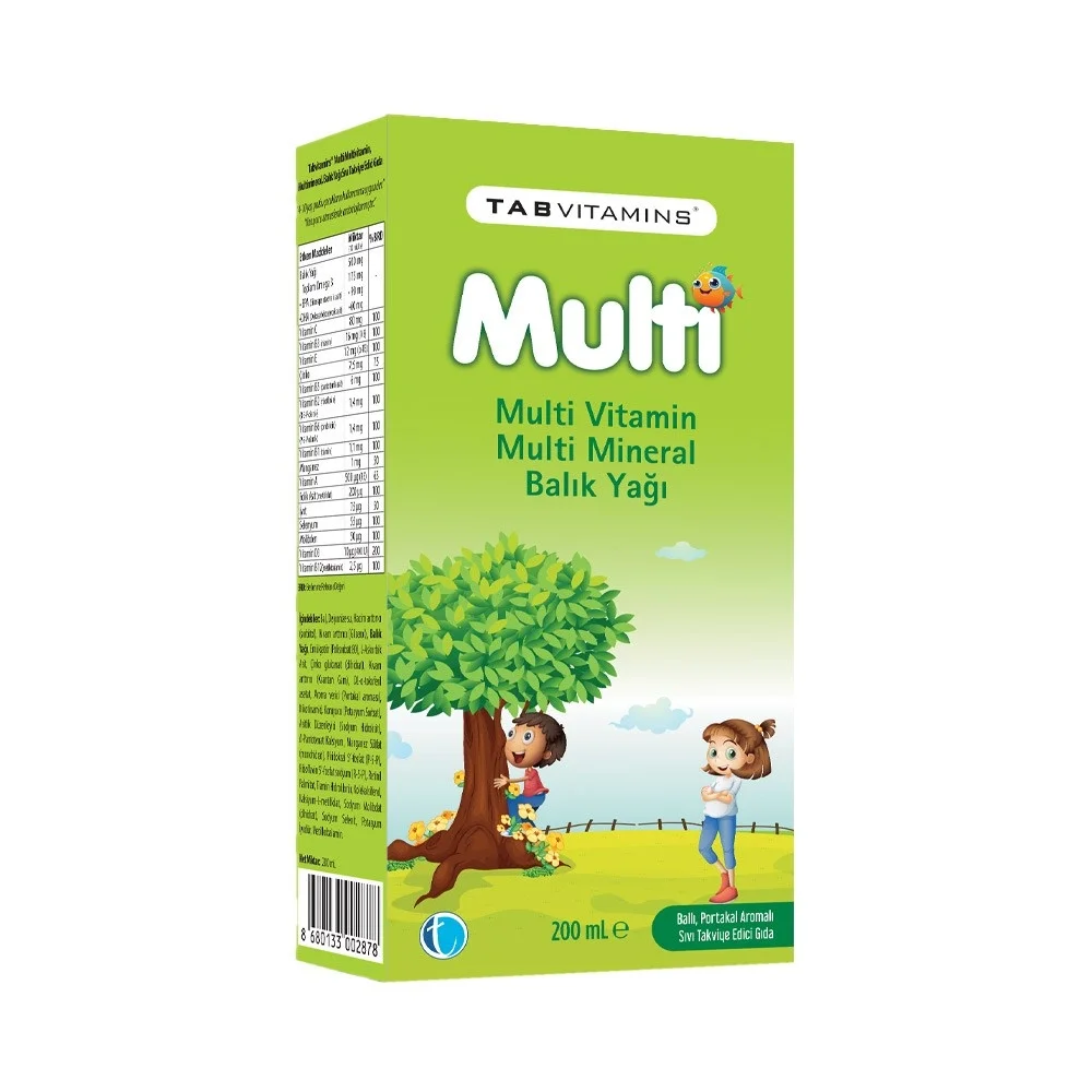 Tabvitamins Multi Balık Yağı 200 ml